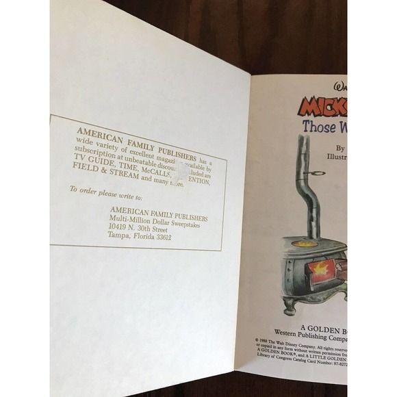 Disney Little Golden Books Lot Of 4 Mickey Mouse Pinocchio - Picture 3 of 9